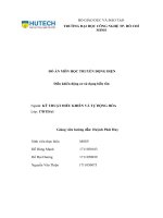 Đồ án môn học truyền động điện điều khiển động cơ sử dụng biến tần
