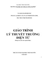 Giáo trình lý thuyết trường điện từ