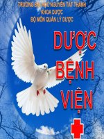 Bài 5. Bộ Tiêu Chí Chất Lượng Bệnh Viện