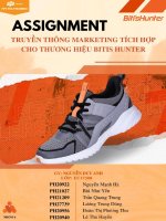 Xác định và lựa chọn quyết định chiến lược truyền thông marketing sản phẩm giày sneaker