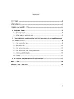 Những vấn đề lý luận và thực tiễn về các yếu tố tác động đến lợi thế cạnh tranh của ngành du lịch việt nam