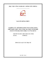 Nghiên cứu mô hình tính toán song song trên kiến trúc máy tính đa nhân tích hợp (Many Integrated Core) và ứng dụng