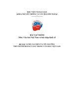 Vị trí, vai trò của tín ngưỡng thờ thành hoàng làng trong văn hoá việt nam