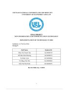 Project   new information and communication technologyimplementation of technology in ibm