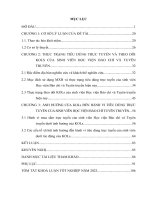 Khóa luận xã hội học ảnh hưởng của kols đến hành vi tiêu dùng trực tuyến của sinh viên học viện báo chí và tuyên truyền