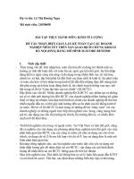 Bài tập thực hành môn kinh tế lượng nhận diện gian lận kế toán tại các doanh nghiệp niêm yết trên sàn giao dịch chứng khoán hà nội (hnx) bằng mô hình m score beneish