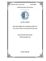 Luận văn thạc sĩ Luật học: Thu thập, nghiên cứu và đánh giá chứng cứ của luật sư trong tố tụng dân sự Việt Nam