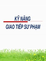 Kỹ Năng Giao Tiếp Sư Phạm