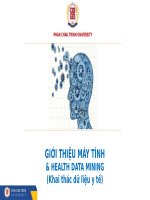 Slide thuyết trình giới thiệu máy tính  health data mining (khai thác dữ liệu y tế)
