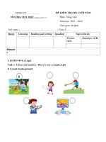 Test hk2 smart start grade 5 có file nghe 