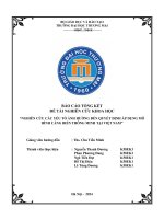 Nghiên cứu các yếu tố ảnh hưởng đến quyết định áp dụng mô hình cảng biển thông minh tại việt nam