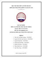 Bài tập nhóm môn các phương tiện truyền thông chiến dịch chính nữ   vì bạn xứng đáng của l’oreal paris