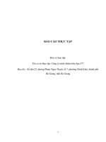 Báo cáo thực tập tại công ty trách nhiệm hữu hạn 577