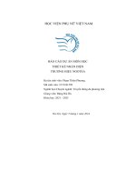 Báo cáo dự án môn học thiết kế nhận diện thương hiệu nootea