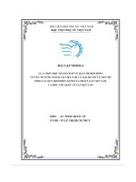 Lựa chọn một tranh chấp về quan hệ hợp đồng có yếu tố nước ngoài tại việt nam và giải quyết vụ việc đó theo các quy định hiện hành của pháp luật việt nam và điều ước quốc tế tại việt nam