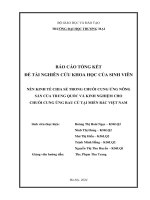 Nền kinh tế chia sẻ trong chuỗi cung ứng nông sản của trung quốc và kinh nghiệm cho chuỗi cung ứng rau củ tại miền bắc việt nam