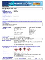 Phiếu An Toàn Hóa Chất Alkydprimer