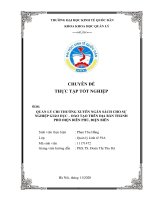 Chuyên đề thực tập tốt nghiệp: Quản lý chi thường xuyên ngân sách cho sự nghiệp giáo dục - đào tạo trên địa bàn thành phố điện Biên Phủ, Điện Biên