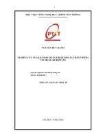 Nghiên cứu về giải pháp quản trị rủi ro an toàn thông tin mạng di động 5g
