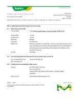 PHIẾU AN TOÀN HÓA CHẤT 1,10Phenanthroline monohydrate GR ACS