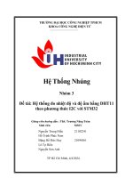 Đề tài Hệ thống đo nhiệt độ và độ ẩm bằng DHT11 theo phương thức I2C với STM32