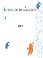 Slide thuyết trình bài tập lớn kỹ thuật mạng truyền thông  tổng quan về bgp