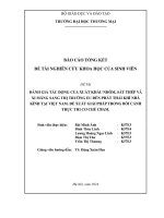 Đánh giá tác động của xuất khẩu nhôm, sắt thép và xi măng sang thị trường eu đến phát thải khí nhà kính tại việt nam