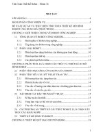 Đề xuất dự án và thực hiện tính toán thiết kế mô hình robot ứng dụng mài tròn trong