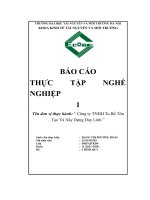 Báo cáo thực tập nghề nghiệp  công ty tnhh tu bổ tôn tạo và xây dựng duy linh