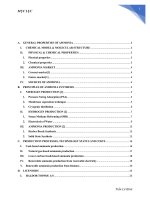 Báo cáo dây chuyền sản xuất ammonia