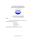 Báo cáo bài tập lớn môn học quản lý phầm mềm quản lý nhà hàng