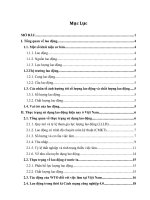 Tiểu luận vấn đề sử dụng lao động hiện nay ở việt nam  đánh giá được thực trạng sử dụng lao động hiện nay ở việt nam