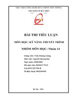 Đề bài giới thiệu về các loại trí tuệ nhân tạo, ứng dụng của trí tuệ nhân tạo trong các lĩnh vực khác nhau và tác động của trí tuệ nhân tạo đến tương lai