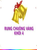 Rung chuông vàng khối 4 chuẩn