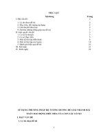 SỬ DỤNG PHƯƠNG PHÁP HỆ TƯƠNG ĐƯƠNG ĐỂ GIẢI NHANH BÀI TOÁN DAO ĐỘNG ĐIỀU HÒA CỦA CON LẮC LÒ XO