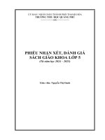 1  mẫu 2  nguyễn oanh  phiếu nhận xét, đánh giá sách lớp 5