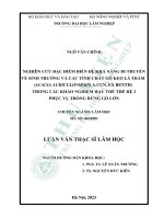 Nghiên cứu đặc điểm biến dị, khả năng di truyền về sinh trưởng và các tính chất gỗ keo lá tràm (acacia auriculiformis a cun  ex benth) trong các khảo nghiệm hậu thế thế hệ 2 phục vụ trồng rừng gỗ lớn