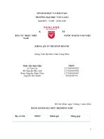 tiểu luận kinh doanh quốc tế đề tài ĐẦU TƯ TRỰC TIẾP NƯỚC NGOÀI VÀO VIỆT NAM