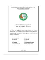 Sử dụng board mạch nhúng mã nguồn mở (arduino, raspberrypi…) và các thiết bị cảm biến phát hiện vật thể, đ