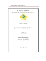 Đồ án 5 xây dựng website xem phim