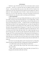 Bài thu hoạch khách sạn daewoo