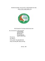 Đề tài bài tập lớn xây dựng website bán máy ảnh