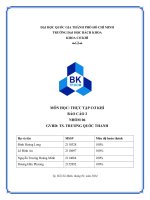 Môn học thực tập cơ khí báo cáo 2  phương pháp gia công truyền thống phay