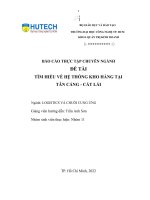 tìm hiểu về hệ thống kho hàng tại Tân Cảng  Cát Lái