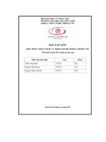 Phân tích và thiết kế hệ thống thông tin  bài tập lớn quản lý thư viện