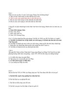 Môn học lịch sử đảng và nội dung ôn tập