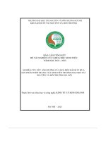 Nghiên cứu sức ảnh hưởng của kol đến hành vi mua sản phẩm thời trang của sinh viên trường đại học tài nguyên và môi trường hà nội