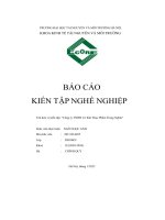 Báo cáo kiến tập nghề nghiệp “công ty tnhh cơ khí thực phẩm trung nghĩ