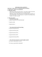 Tổng quan về kinh doanh logistics