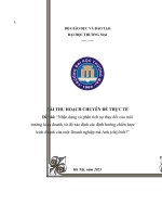 Bài thu hoạch chuyên đề thực tế 1 1